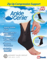 Ankle Genie Zip up Compression Support