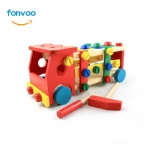 Truck with Screw assemble wooden toy