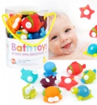 Baby bath toy squeeze and spray kit