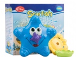 electric spinning spray starfish bath toy